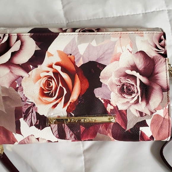 Betsey Johnson floral crossbody purse - Picture 9 of 10